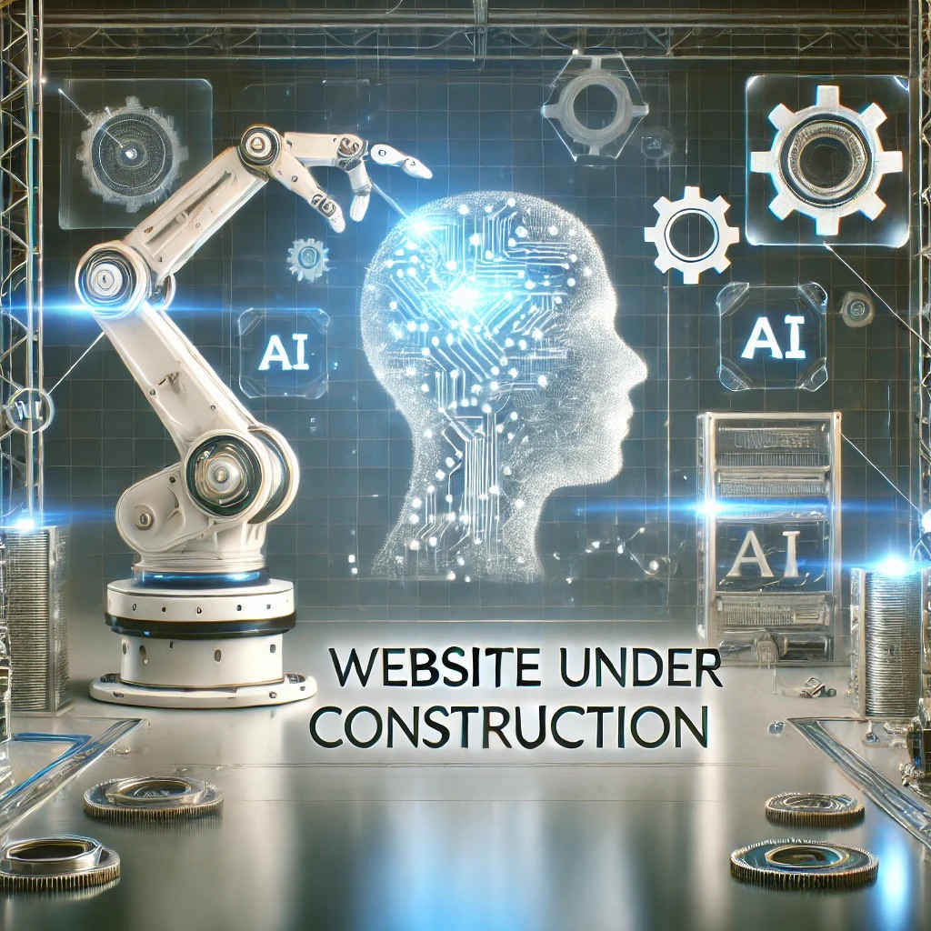 Website Under Construction with AI Theme